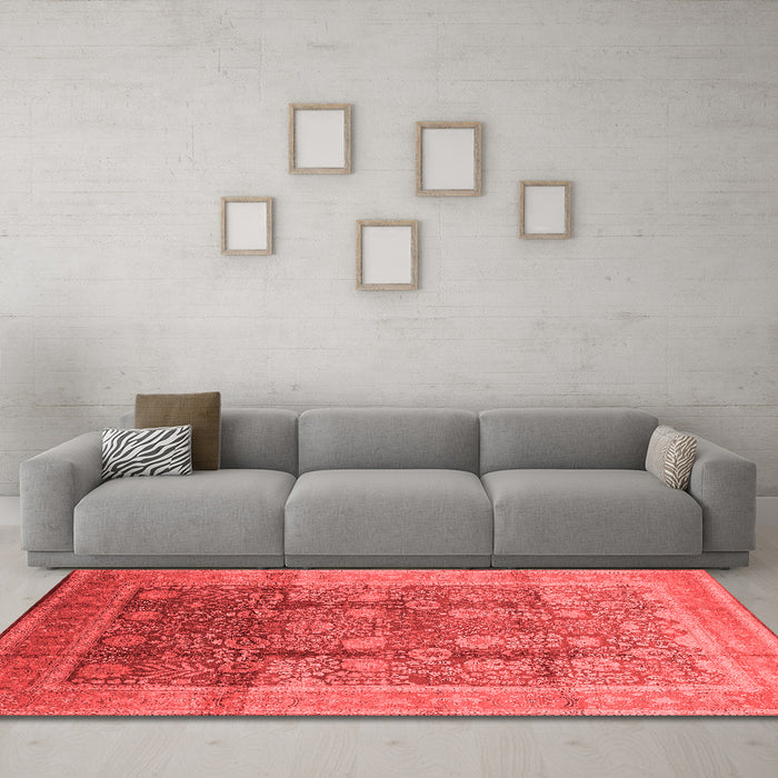 Traditional Red Washable Rugs