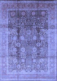 Oriental Blue Traditional Rug, urb687blu
