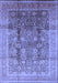 Oriental Blue Traditional Rug, urb687blu
