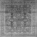 Square Oriental Gray Traditional Rug, urb687gry