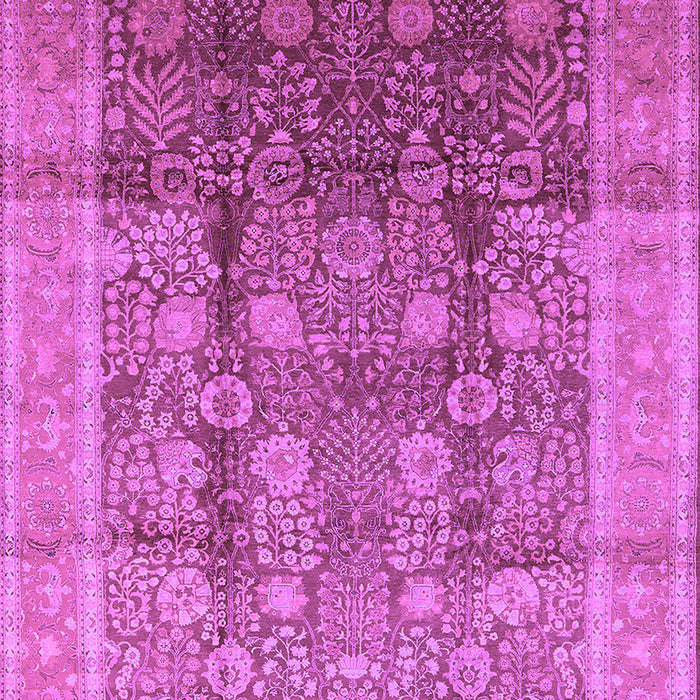Machine Washable Oriental Purple Traditional Area Rugs, wshurb687pur