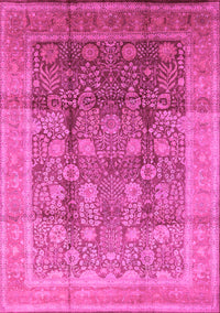 Oriental Pink Traditional Rug, urb687pnk