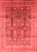 Oriental Red Traditional Area Rugs