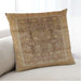 Lifestyle Image of Mid-Century Modern Urban Square Mahogany Brown Throw Pillow, 18 inch by 18 inch, pwurb687