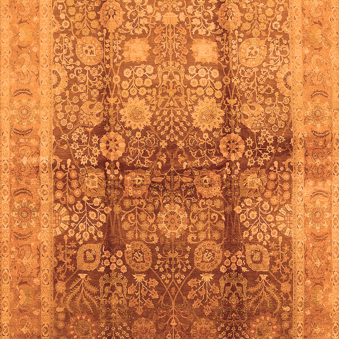 Oriental Orange Traditional Rug, urb688org
