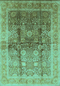 Oriental Turquoise Traditional Rug, urb688turq