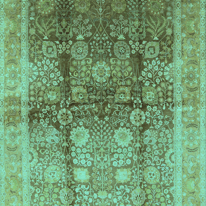 Oriental Turquoise Traditional Rug, urb688turq