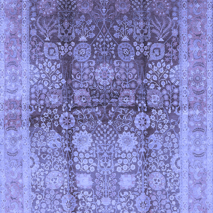 Oriental Blue Traditional Rug, urb688blu
