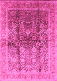 Oriental Pink Traditional Rug, urb688pnk