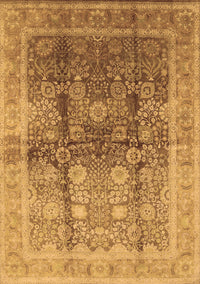 Oriental Brown Traditional Rug, urb688brn