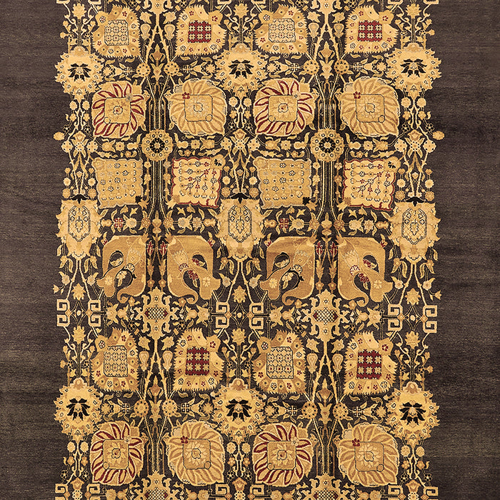 Oriental Brown Industrial Rug, urb689brn