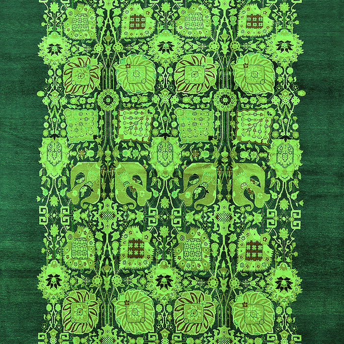 Oriental Green Industrial Rug, urb689grn