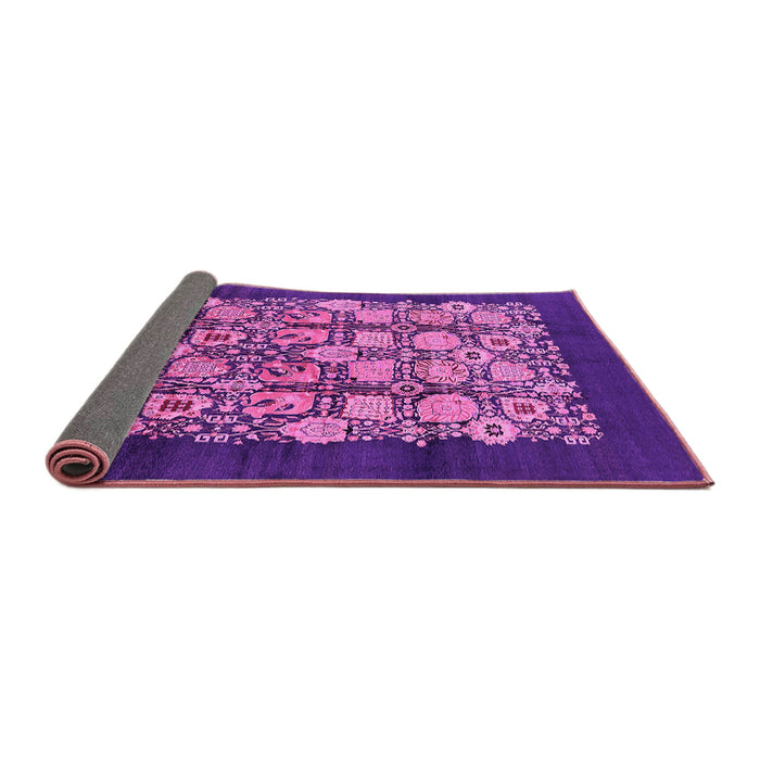 Sideview of Oriental Pink Industrial Rug, urb689pnk