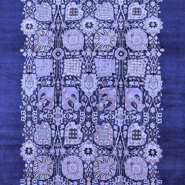 Oriental Blue Industrial Rug, urb689blu