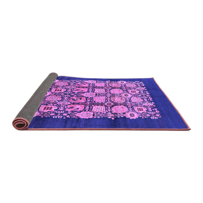 Sideview of Oriental Purple Industrial Rug, urb689pur