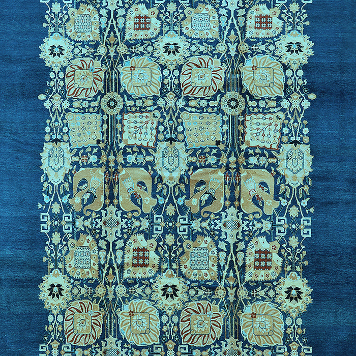Oriental Light Blue Industrial Rug, urb689lblu