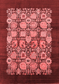 Oriental Red Industrial Rug, urb689red