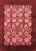 Oriental Red Industrial Area Rugs