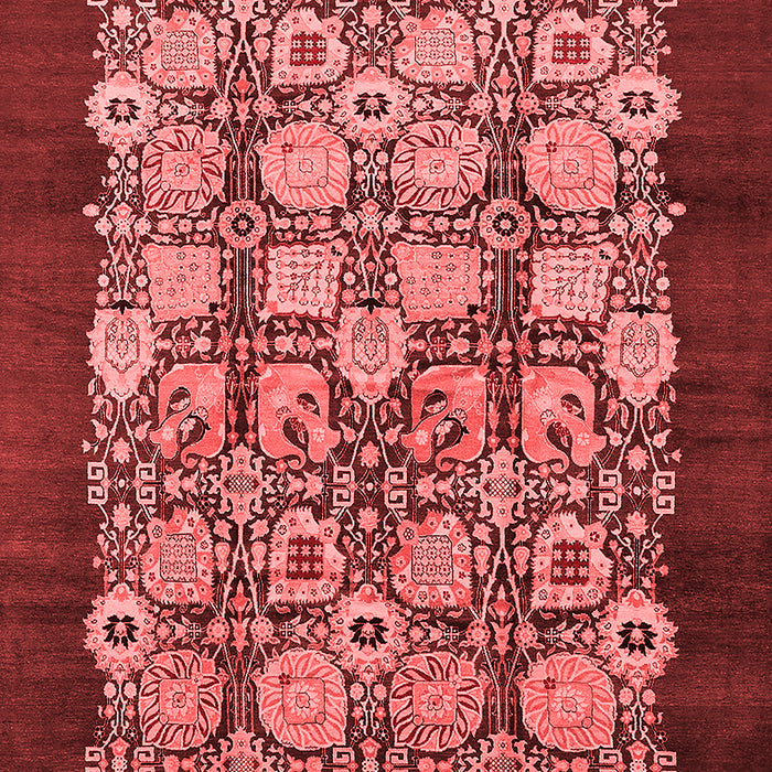 Oriental Red Industrial Area Rugs