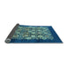 Sideview of Oriental Light Blue Industrial Rug, urb689lblu