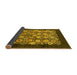 Sideview of Oriental Yellow Industrial Rug, urb689yw