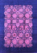 Oriental Purple Industrial Rug, urb689pur