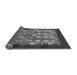 Sideview of Oriental Gray Industrial Rug, urb689gry