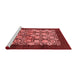 Industrial Red Washable Rugs