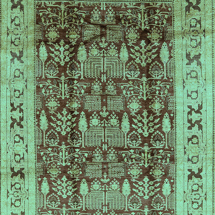Oriental Turquoise Traditional Rug, urb690turq