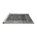 Sideview of Machine Washable Oriental Gray Traditional Rug, wshurb690gry