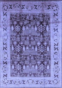 Oriental Blue Traditional Rug, urb690blu