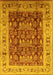 Oriental Yellow Traditional Rug, urb690yw
