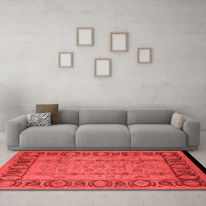 Traditional Red Washable Rugs