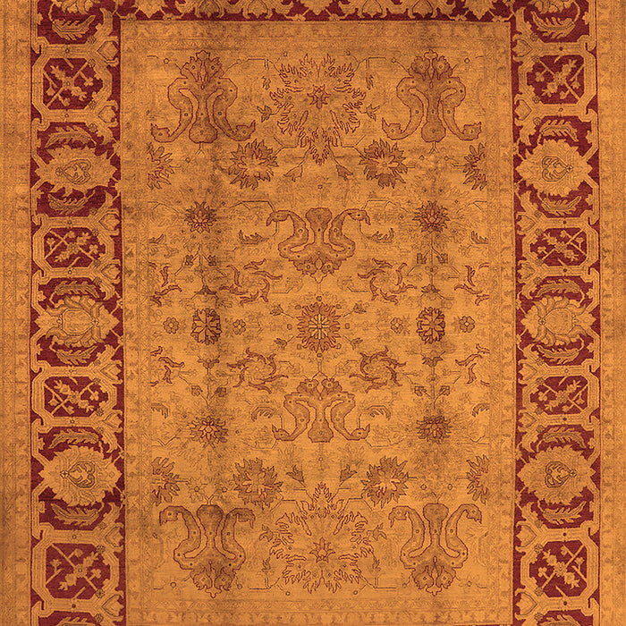 Oriental Orange Traditional Rug, urb691org