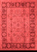 Oriental Red Traditional Area Rugs