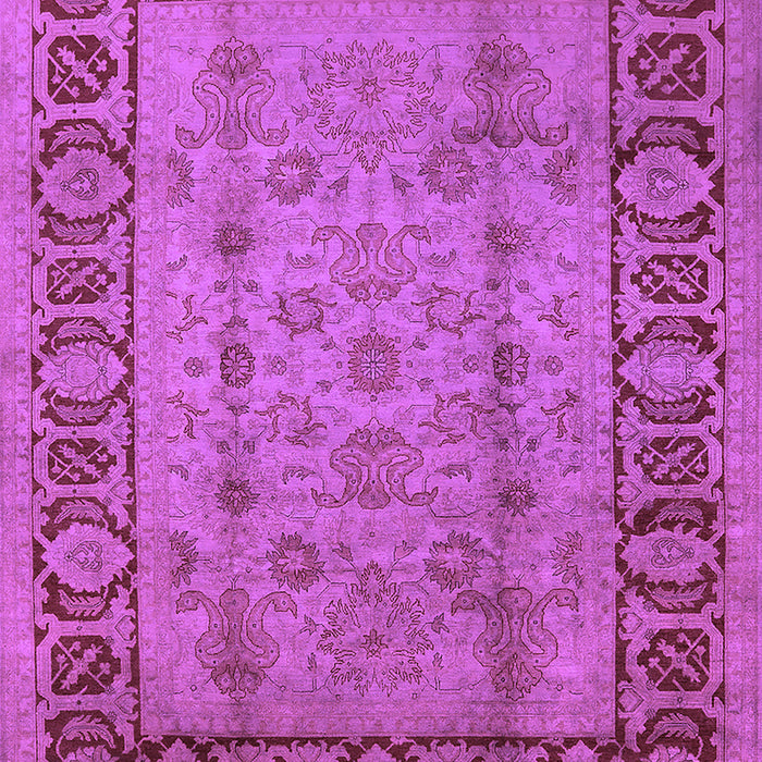 Machine Washable Oriental Purple Traditional Area Rugs, wshurb691pur