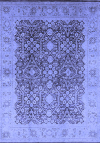 Oriental Blue Traditional Rug, urb692blu