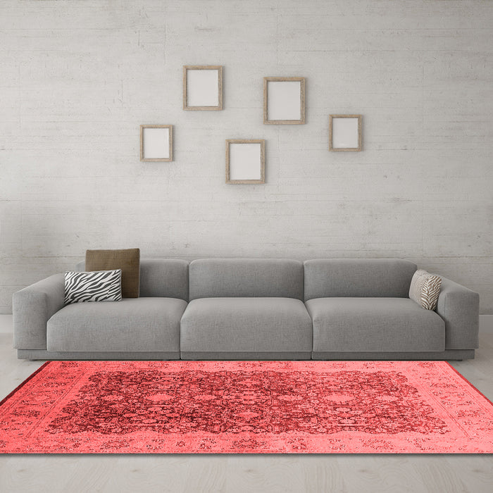 Traditional Red Washable Rugs