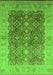 Oriental Green Traditional Rug, urb692grn