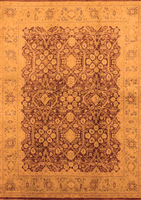 Oriental Orange Traditional Rug, urb692org
