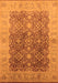 Oriental Orange Traditional Rug, urb692org