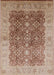 Mid-Century Modern Chestnut Red Oriental Rug, urb692