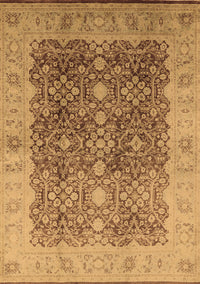 Oriental Brown Traditional Rug, urb692brn