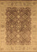 Oriental Brown Traditional Rug, urb692brn