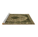 Sideview of Machine Washable Oriental Brown Industrial Rug, wshurb693brn