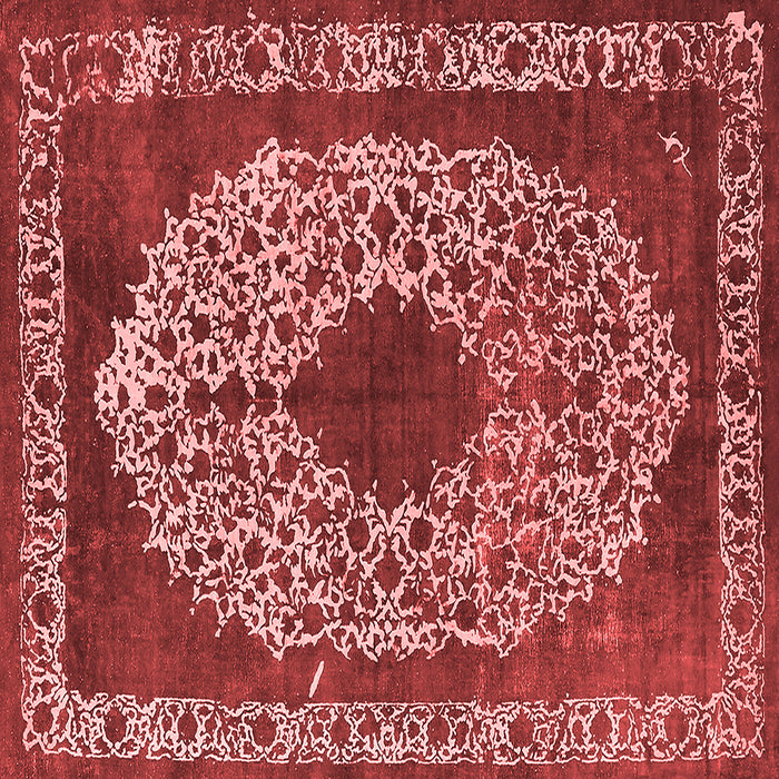 Machine Washable Oriental Red Industrial Rug, wshurb693red