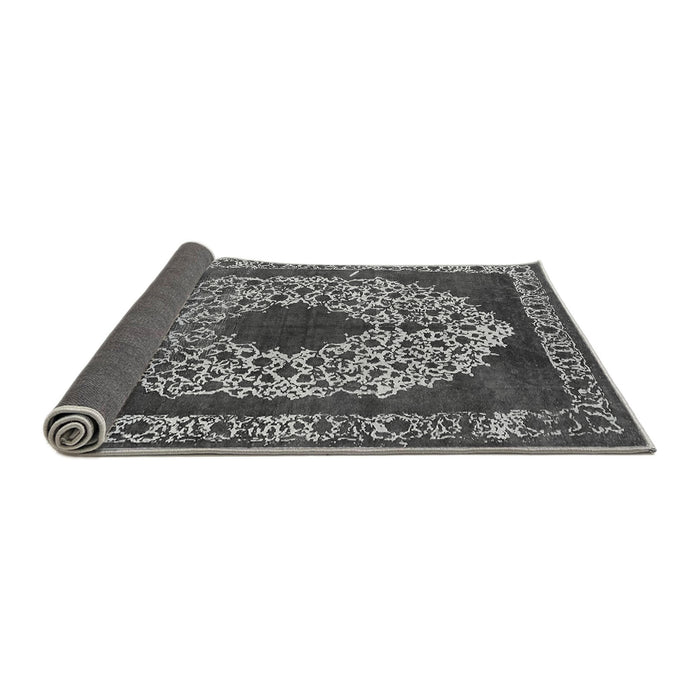 Sideview of Oriental Gray Industrial Rug, urb693gry