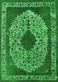 Oriental Green Industrial Rug, urb693grn