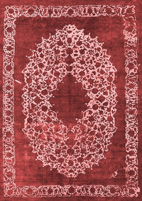 Oriental Red Industrial Rug, urb693red