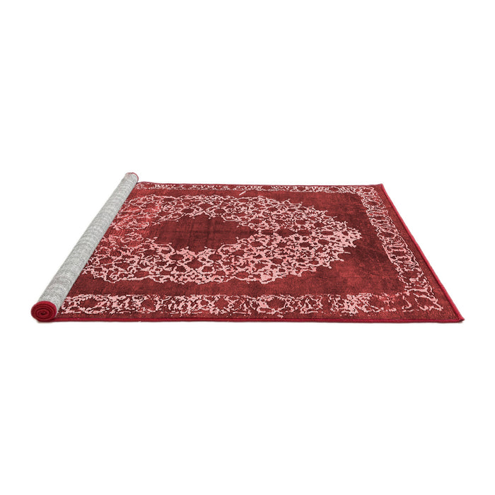 Industrial Red Washable Rugs